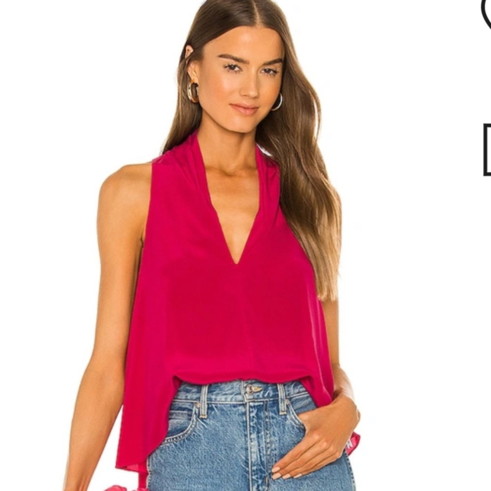 NWT Joie Ocana hot Pink Blouse